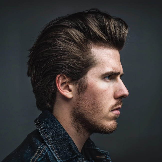 Herren Frisur Mittellang
