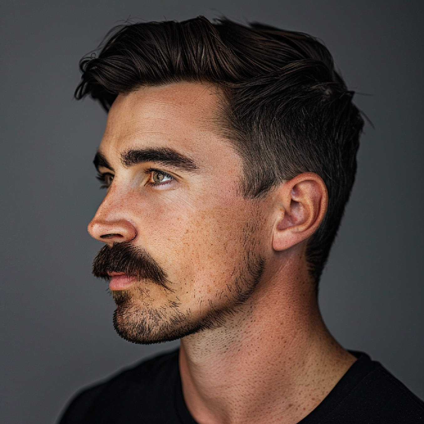 2024-09_Baerter_Schnurrbart Mann mit Schnurrbart