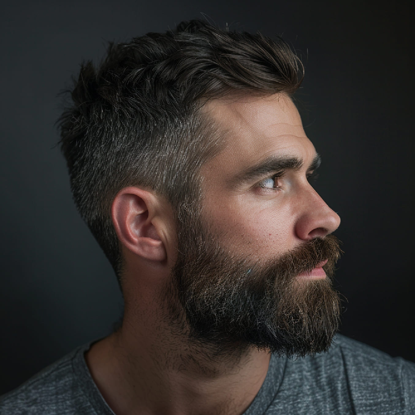 2024-09_Baerter_Vollbart Mann mit Vollbart