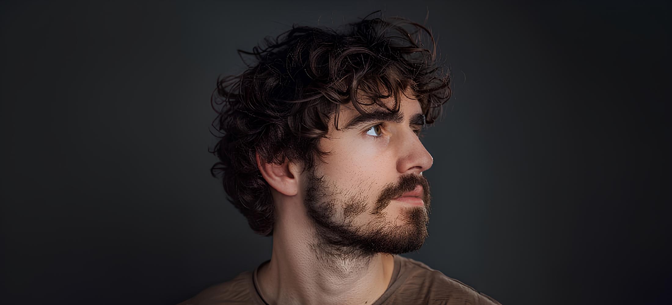 Frisur Locken beim Mann